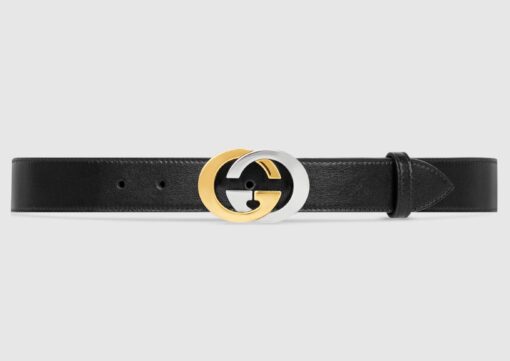 Belt with Interlocking G buckle - Brands Gateway