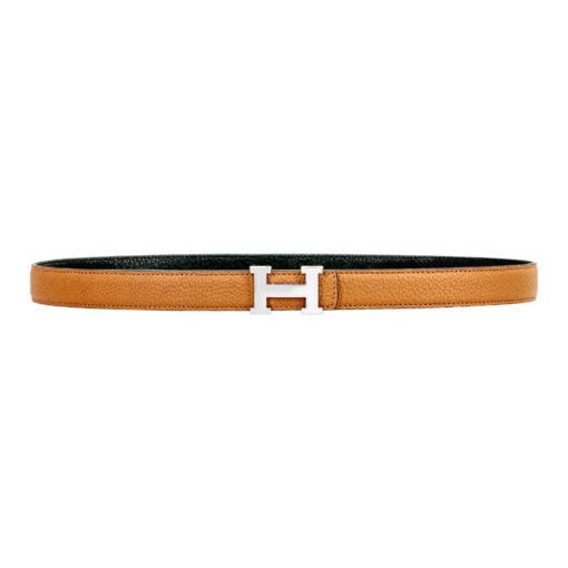 Reversible Buckle Hermès Belt Brown&Black 20 mm - Image 2