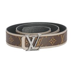 Brown Monogram style Leather Belt Amazing