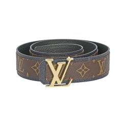 Brown Monogram style Leather Belt Amazing