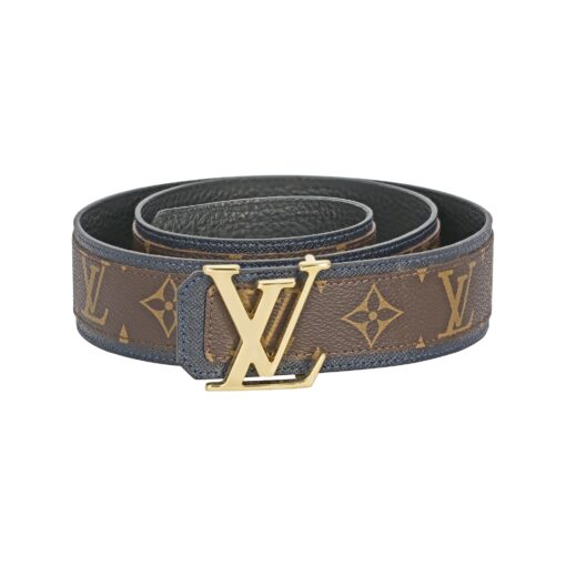Brown Monogram style Leather Belt Amazing