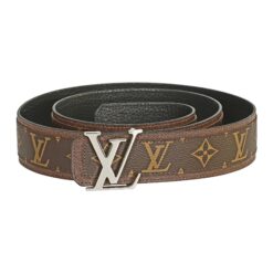 Brown Monogram style Leather Belt Amazing