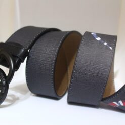 Black Buckle Snake Design Leather - Brands Gateway
