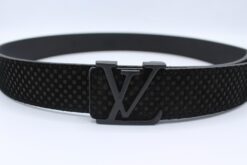 Black Suede Leather Belt - Brands Gateway