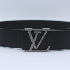 Black Taiga Leather Belt - Brands Gateway