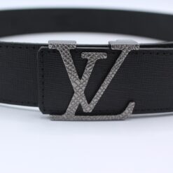 Black Taiga Leather Belt - Brands Gateway