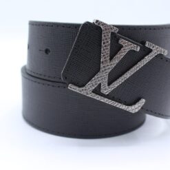 Black Taiga Leather Belt - Brands Gateway