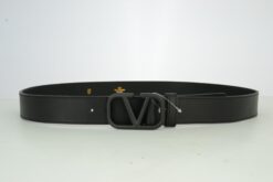 Valentino Black Leather Belt