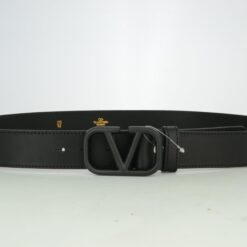 Valentino Black Leather Belt