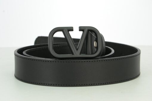 Valentino Black Leather Belt