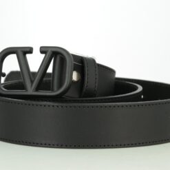 Valentino Black Leather Belt