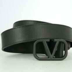 Valentino Black Leather Belt