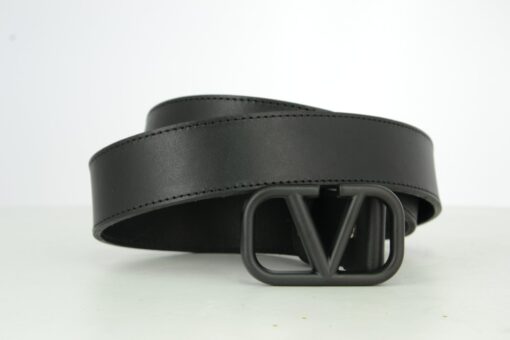 Valentino Black Leather Belt