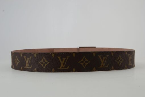 Brown Monogram New Buckle Leather Belt - Brands Gateway