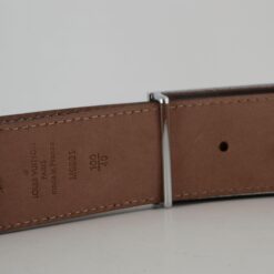 Brown Monogram New Buckle Leather Belt - Brands Gateway