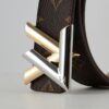 Replica designer belt in black leather - BeltActive