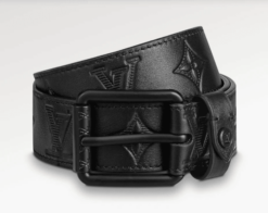 Cintura Voyagers 35mm belt with Monogram Shadow leather and solid calfskin