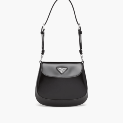 Prada Cleo Brushed Leather Mini Bag front view