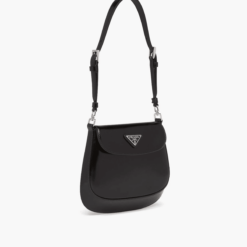 Prada Cleo Brushed Leather Mini Bag front view
