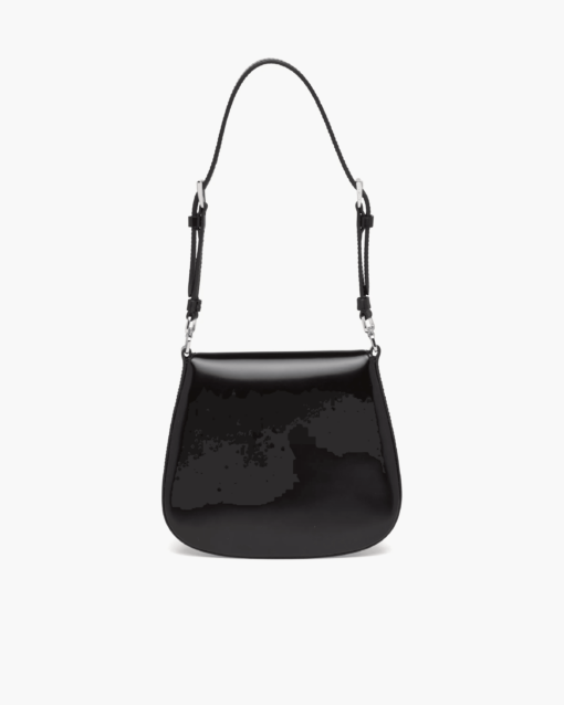 Prada Cleo Brushed Leather Mini Bag front view