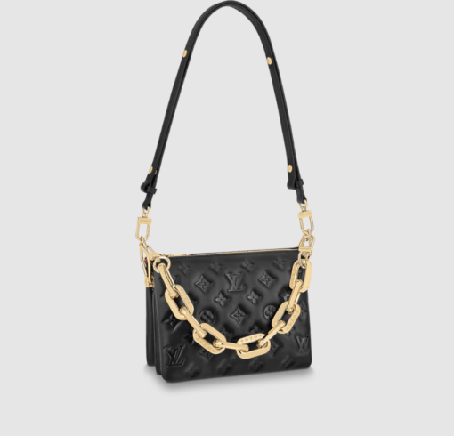 Louis Vuitton COUSSIN BB Bag with Monogram-embossed puffy lambskin