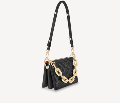 Louis Vuitton COUSSIN BB Bag with Monogram-embossed puffy lambskin