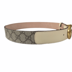 Gucci Double G Belt Cream 35 mm
