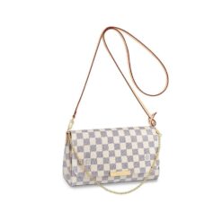 Favorite MM White Damier - Brands Gateway