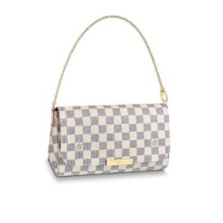 Favorite MM White Damier - Brands Gateway