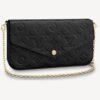 Louis Vuitton Félicie Pochette Black Monogram