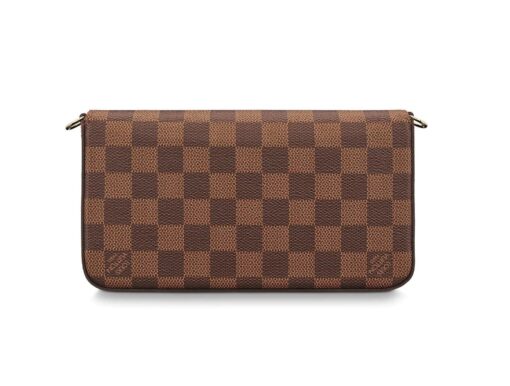 Félicie Pochette Brown Damier - Brands Gateway