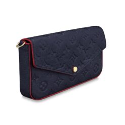 Félicie Pochette Navy Blue Monogram - Brands Gateway
