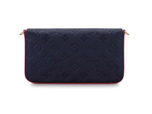 Félicie Pochette Navy Blue Monogram - Brands Gateway
