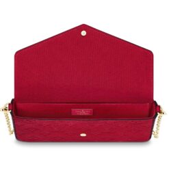 Félicie Pochette Red Monogram - Brands Gateway