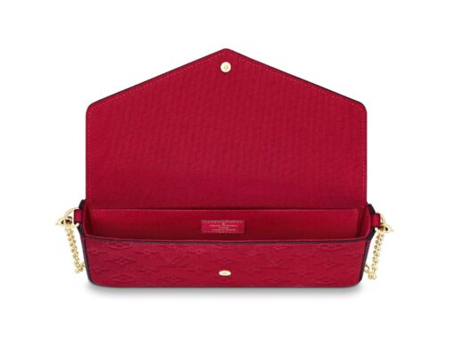 Félicie Pochette Red Monogram - Brands Gateway