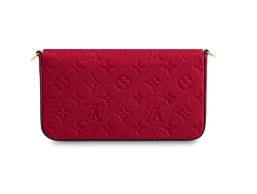 Félicie Pochette Red Monogram - Brands Gateway