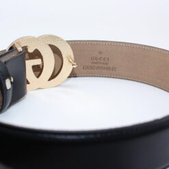 Gucci GG Diamond Buckle Leather Belt 40mm