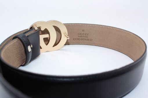 Gucci GG Diamond Buckle Leather Belt 40mm
