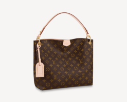 Louis Vuitton Graceful PM Bag in Beige Monogram-coated canvas