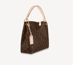 Louis Vuitton Graceful PM Bag in Beige Monogram-coated canvas