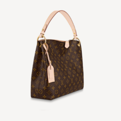 Louis Vuitton Graceful PM Bag in Beige Monogram-coated canvas