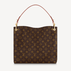 Louis Vuitton Graceful PM Bag in Beige Monogram-coated canvas