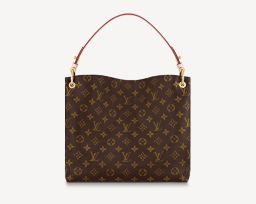Louis Vuitton Graceful PM Bag in Beige Monogram-coated canvas