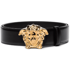 Versace La Medusa Leather Belt Replica