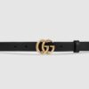 Leather Belt Gold / Silver Buckle 25mm - Brands Gateway