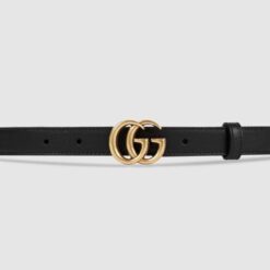 Leather Belt Gold / Silver Buckle 25mm - Brands Gateway