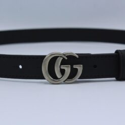 Leather Belt Gold / Silver Buckle 25mm - Brands Gateway