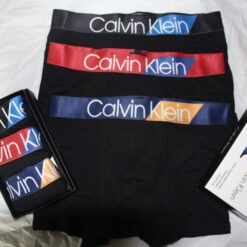 Calvin Klein Men’s Boxer Set of Three made from premium cotton