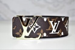 Louis Vuitton New Brown Monogram Leather Belt