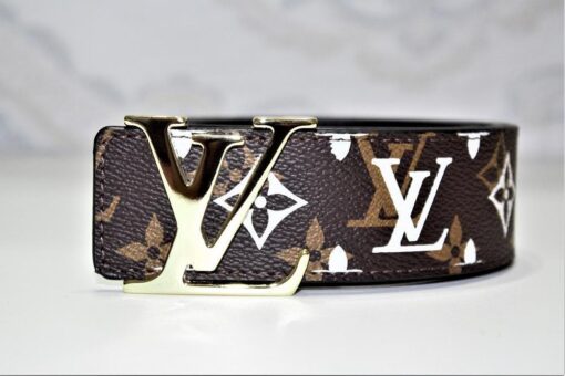 Louis Vuitton New Brown Monogram Leather Belt